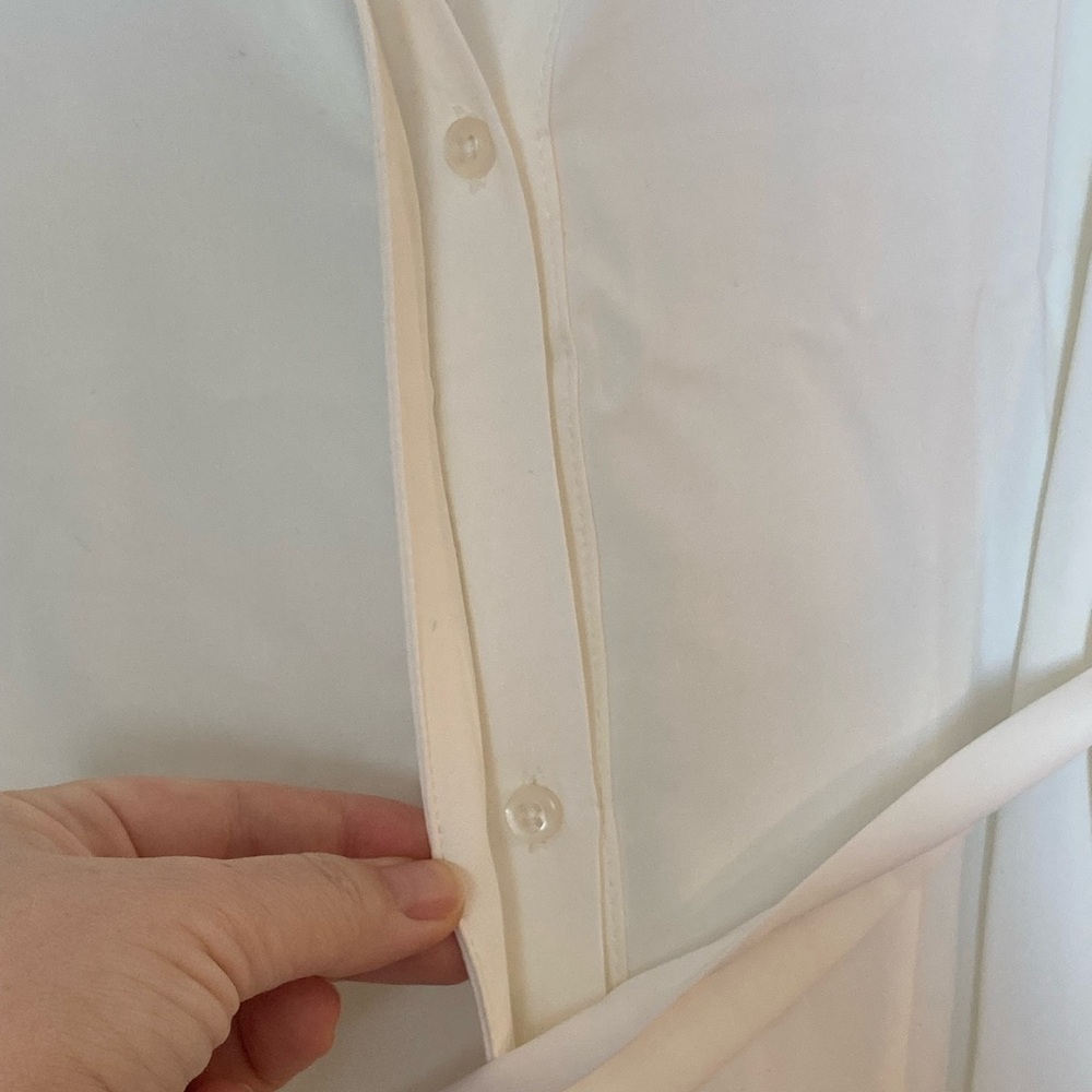 Alina Mae White Maternity Blouse - Picture 3 of 4